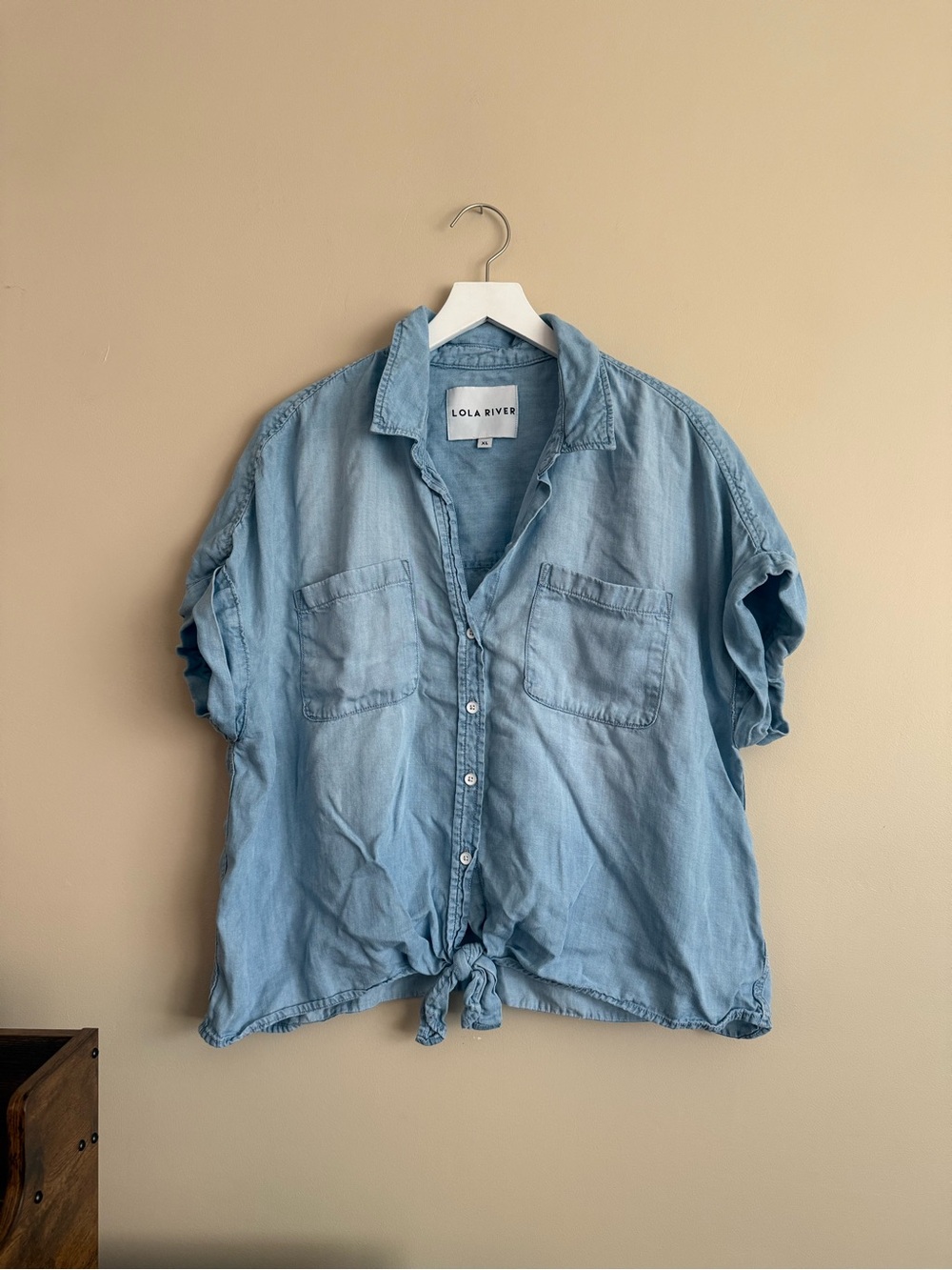 Lola River Lyocell Top Blouse Size XL